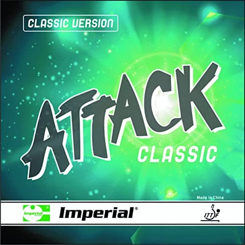 Imperial Attack Classic | Offensiv Tischtennisbelag | Noppen innen | Wettkampf & Training | ITTF Zulassung