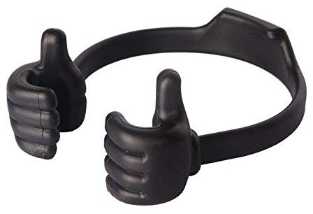 Guajave Cell Phone Tablet Stands Thumbs-up Cellphone Holder, Thumbs Up Mobile Cell Phone Holder Movie Watching Lazy Bed Desktop Mount Stand