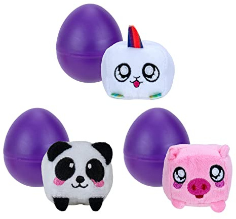 Roblox ROB0542 Bubble Gum Simulator Micro Plush Mystery - 3 Pack, multicolor