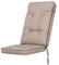 PillowPrim Sitzkissen für Gartenstühle und Campingstuhl – Für Outdoorfans & Gartenfreunde – Bequemer Sitzkomfort im Freien – Beige, 50x50x70 cm