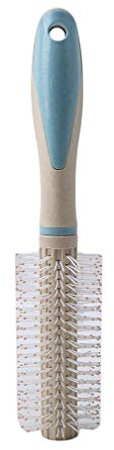 Roll Hair Brush Round Wheat Straw Hair Comb for Curl Dry Hair Plastic Hairbrush Durable and Practicaldurable