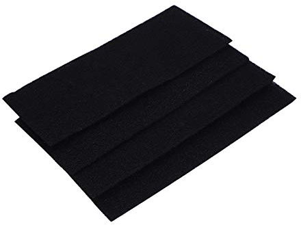 Tyenaza 4 Piezas Filtros de Esponja de Carbono de Repuesto, Filtro Carbon Activo Aire Acondicionado, Filtros de Esponja de CarbóN de Repuesto para Purificador de Aire Total Holmes(24,3 x 10,5 cm)