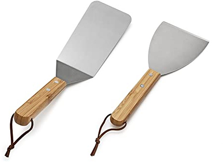 The BBQ Shop Grillspachtel und Grillwender Set für Plancha