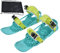 Kurze Ski-Skates, Mini-Snowskate-Snowboard, Tragbarer, Verstellbarer Schneeski mit Schneeschuhtaschen für Erwachsene, Teenager, Frauen, Männer, Snowblades Skiboards für Outdoor-Skisport