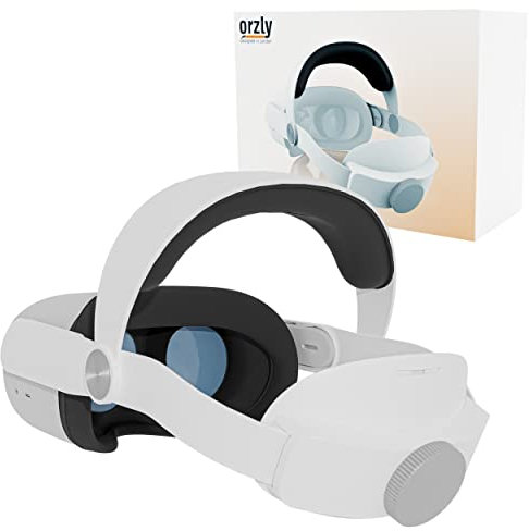Head strap compatible with and designed for Meta Quest 2 adjustable Elite style headstrap enhanced comfortable support VR Headset Accessories Solution - head band Accessory only by Orzly