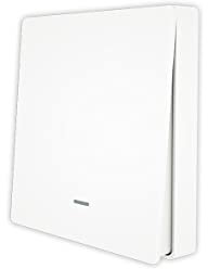 ZigBee Wireless-Schalter, ZigBee Scene Switch mit 9 Szenen, ZigBee Fernbedienung für LED-Lichter, Tuya App und Smart Life, Stromversorgung mit Batterien (1 Taste)