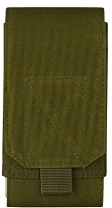 CRGANGZY Outdoor Molle 900D Oxford Panno Marsupio Camping Mobile Phone Gear Gadget Pouch, Verde militare