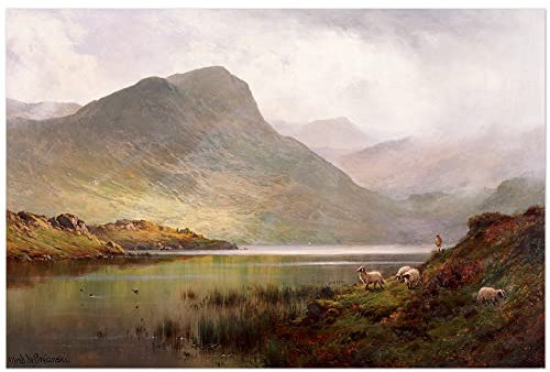 JUNIWORDS Poster, Alfred de Bréanski, Loch Ness, 29 x 45 cm (3001023)