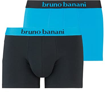 bruno banani Flowing Pants 4er Pack Aqua blau-schwarz L