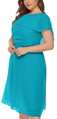 Robe de Cocktail de Demoiselle d'honneur de Mariage Formel pour Femme Robe Grande Taille Longue