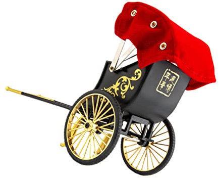 Garneck Auto-rikscha-dekor Klassisches LKW-Spielzeug Prunkstück Rikscha-automodell Retro-automodell Rikscha-skulptur Auto Model Geschenke Klassische Autos Eisen Kind Kunsthandwerk