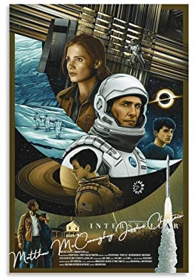 Leinwand Bilder Kunst 60 * 80cm Senza Cornice Matthew McConaughey Jessica Chastain Poster Tela Wall Art Immagini per Camera da letto Wall Art Regali Decor