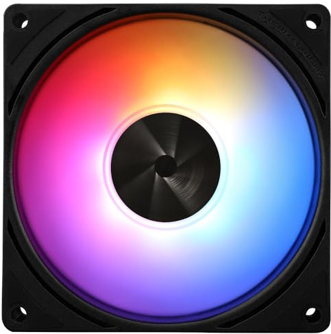 Thermalright TL-P9-S CPU Fan, Computer Case ARGB Fan Quiet 4PIN PWM PC Cooling, High Performance 92mm Silent Cooler, 2200RPM Speed, CPU Cooling(Black)