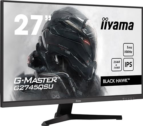iiyama G-Master G2745QSU-B1 27 LED IPS QHD 100Hz FreeSync