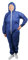 ARNOMED® Schutzanzug Einweg Extra Stark XXL [50 STÜCK] - Einwegoverall - Einweganzug - Einweg Maleranzug & Lackieranzug - Staubschutzanzug, Maleroverall & Asbest Schutzanzug - Einmalanzug Blau