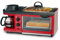 Toaster Sandwich Pan Multifunction 3 in 1 Breakfast Machine Bread Toaster Meat Toaster Grill/Omelette/Coffee Roaster Home Electric Oven