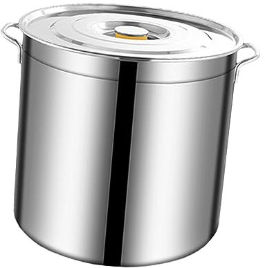 Pentola in Acciaio Inox con Coperchio Pentola a Induzione Pentole Grandi per Commerciali, 10L