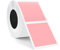 SUPVAN KATASYMBOL T50M Pro/Plus Etikettenband Papier, Wasserfeste Etikettenfür Heim, Schule, Büro, φ50 mm, 140 Etiketten/Rolle, Schwarz auf Rosa