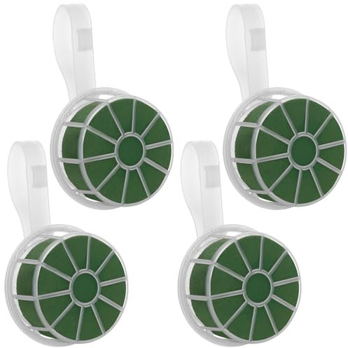 FUNSUEI Hochzeitsstrauß-Halter, Brautstrauß-Griff, Blumenstrauß-Griff mit Blumensteckschaum, Kunststoff, Blumenschaum-Halter für Brautstrauß-Arrangement, Floristik Zubehör, 4 Stück