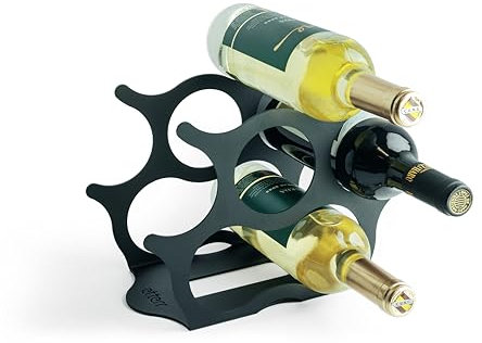 Etterr Botellero Vino para Mesa Comedor y Cocina - Organizador y Soporte de Metal - Mueble y Accesorios