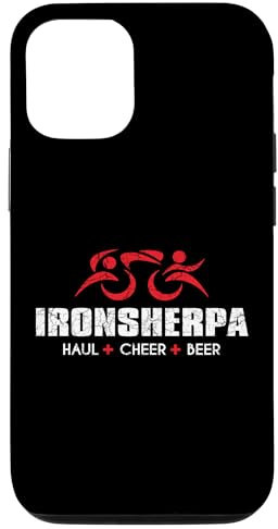Hülle für iPhone 14 IRON SHERPA Tri Sherpa Triathlon Apparel - Haul Cheer Beer