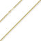 3mm Kugelkette Halskette Collier aus 585 Gold Gelbgold glatt glänzend 50cm