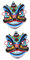 TOYANDONA 2 Pièces Masque De Oriental Éveil Manuel Complet Pour Hommes Masque De Scène De Performance Réunion Annuelle Nouvel An Chinois Dragon Animal Demi-Masque Cosplay