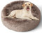 XKISS Hundebett Flauschig [mit Waschbarem Bezug] Original-[XL，100cm，‎Braun] Hundebett Fluffy,Flauschiges Hundebett für Große,Mittelgroße & Kleine Hunden, Hundebett Waschbar,Hundekörbchen