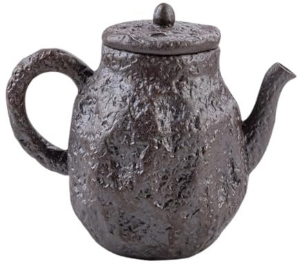Tetera Doméstica Tetera De Cerámica, Tetera De Barro De Roca, Tetera Individual For El Hogar, Cerámica Gruesa Con Filtro, Juego De Té De Leña De Kung Fu Tetera
