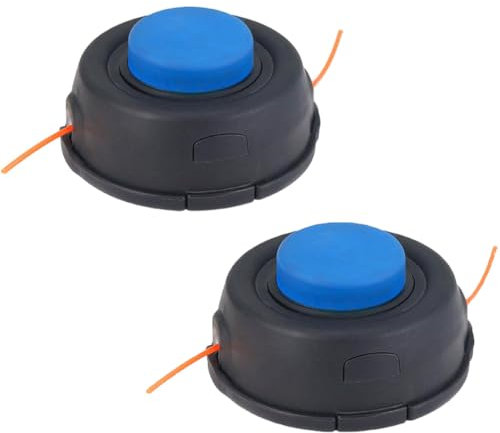 Dylawnio 128LD 223L Trimmerkopf für Husqvrna Unkrautfresser T25 125L 128L 128LD 128 LDX 128CD 128R 128RJ 122L 125C 223L 223R 322C 323C 325C Trimmerteile BC2128 CC21 26 CC2 128 Motorsense, 2 Stück