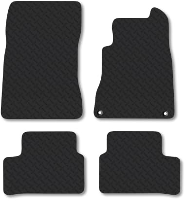 Mercedes CLA (2019-2025) 5mm Rubber Car Mats | Heavy Duty Rubber Tailored Fit Floor Mats Full Coverage Durable Waterproof Accessories Easy Clean Anti Slip Made in the UK