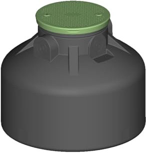 FLORANTIA Regenwasser Mini-Zisterne 500 Liter Erdtank Aqua-PICO Kunststoff [ Ausbaupaket passend für Ihre Anwendung frei wählbar ]