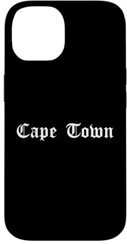 Cape Town, Gothic Type Hülle für iPhone 14