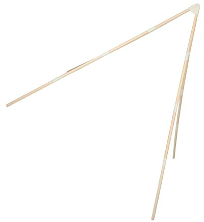 Supvox Runde Holzdübel und Dreiecksverstärkungen für Zeltgestelle Holzrahmen für Kinderspielzelte Zeltstangenhalter und Verbinder aus Massivholz