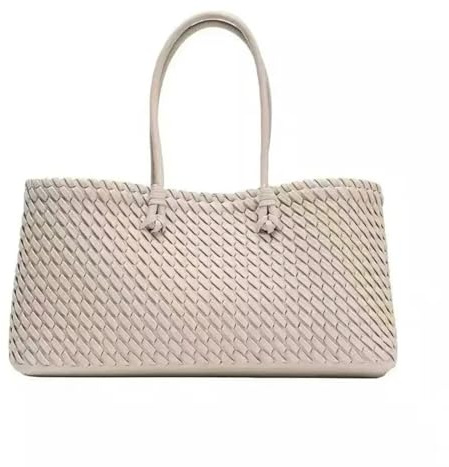 EWUHYFP Borse In Pelle Intrecciata Borsa a tracolla intrecciata a cestino, grande, capiente, da donna, modello singolo, primavera estate Shopping