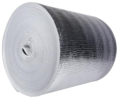 1000 sqft White Reflective Foam Core 1/8 inch Insulation Vapor Barrier Roll