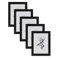 WOLTU Bilderrahmen 40x50cm 5er Set Fotorahmen Holzrahmen mit Passepartout, zum vertikalen oder horizontalen Aufhängen/Aufstellen, Posterrahmen Collage Wanddeko, Schwarz