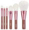 Breteil Makeup Pinsel 6 Stück dichte Borsten Make Up Pinsel Set mit kurzem Griff Professional Foundation Powder Blush Concealer Eyeshadow Make up Pinsel