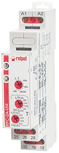 Zeitrelais 1P 1sek-10m 12-240V AC/DC 50/60Hz Multifunktions-Relais RPC-2A-UNI 863217