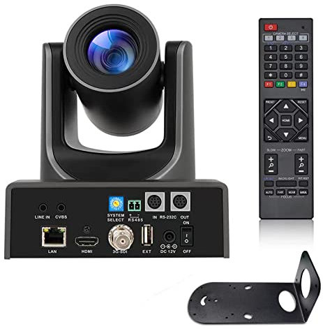 NDI PTZ Camera with 20X Optical Zoom, 1080p Live Streaming for Church, Conference and Live Production, HDMI, NDI HX 4.6 (Black)
