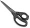 LIVINGO 22 cm Premium Schwerlast-Schere – Edelstahl mit Titanbeschichtung, Scharfe Allzweck-Stoffschere für Nähen, Schneiderarbeiten, Basteln, Leder und Heim- und Büroschneiden,Schwarz