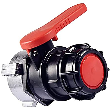 WANGCL IBC Tankkugelhahn-Adapter Wassertankadapter Universal Wasserhahn Auslaufventil für IBC Container Wassertank Regentonne Kanister DN50 75 mm