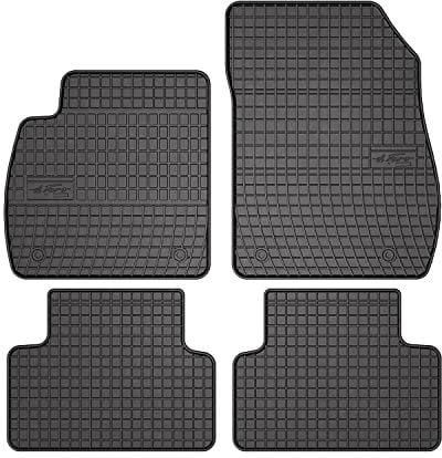OMAC Gummi Fußmatten kompatibel mit Opel Zafira C Tourer 2012-2019 Automatten Schwarz 4X