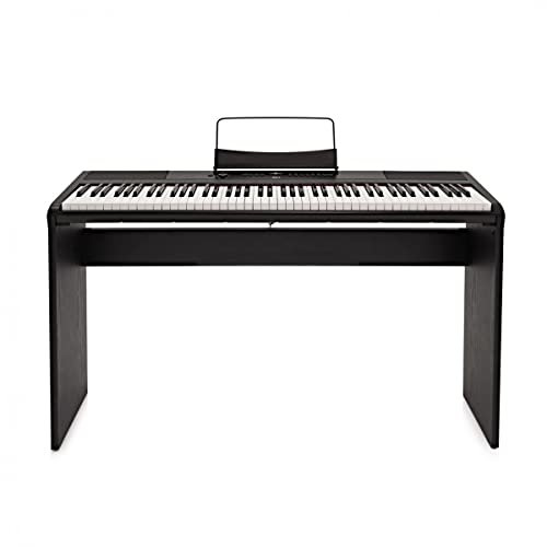 Gear4music SDP-2 Digital Piano Anfänger Keyboard 88 Tasten mit Ständer