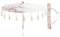 Homoyoyo 1 Satz Antiker Regenschirm Aus Ölpapier Regenschirmverzierung Pagodenschirm Regenschirm Sonnenschutz Rustikaler Regenschirm Regenschirm Quaste Cosplay Polyester Braut