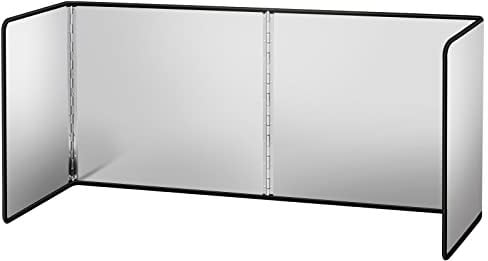Tigerkinwit Paraschizzi Cucina Pieghevole 4 Lati Antiaderente Paraschizzi Cucina Copri Paraschizzi Parete Cucina Protezione Protezione Schizzi di Olio per Cucine a Gas e Padella(30x76x30cm)