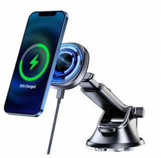 Up Mask Desconocido Swissten Magnetische Autohalterung mit kabellosem Ladegerät 15W (MagSafe kompatibel)