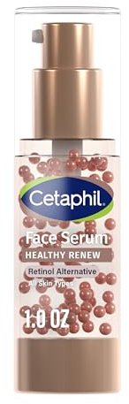 Cetaphil Healthy Renew Anti Aging Face Serum 1 Oz, Retinol Alternative Serum for Face with Niacinamide & Peptides, Skincare for Sensitive Skin with Vitamin B Complex, Fragrance Free