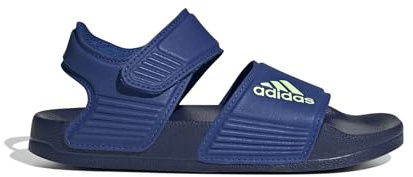 adidas Unisex Kinder Adilette Sandals, team royal blue/green spark/DARK BLUE, 30 EU