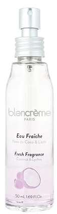 Blancrème - Eau fraîche Noix de Coco & Litchi - Parfum für Frauen ohne Alkohol 50ml - Made in France